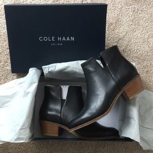 NWT, Never Worn, Cole Haan Booties size 7